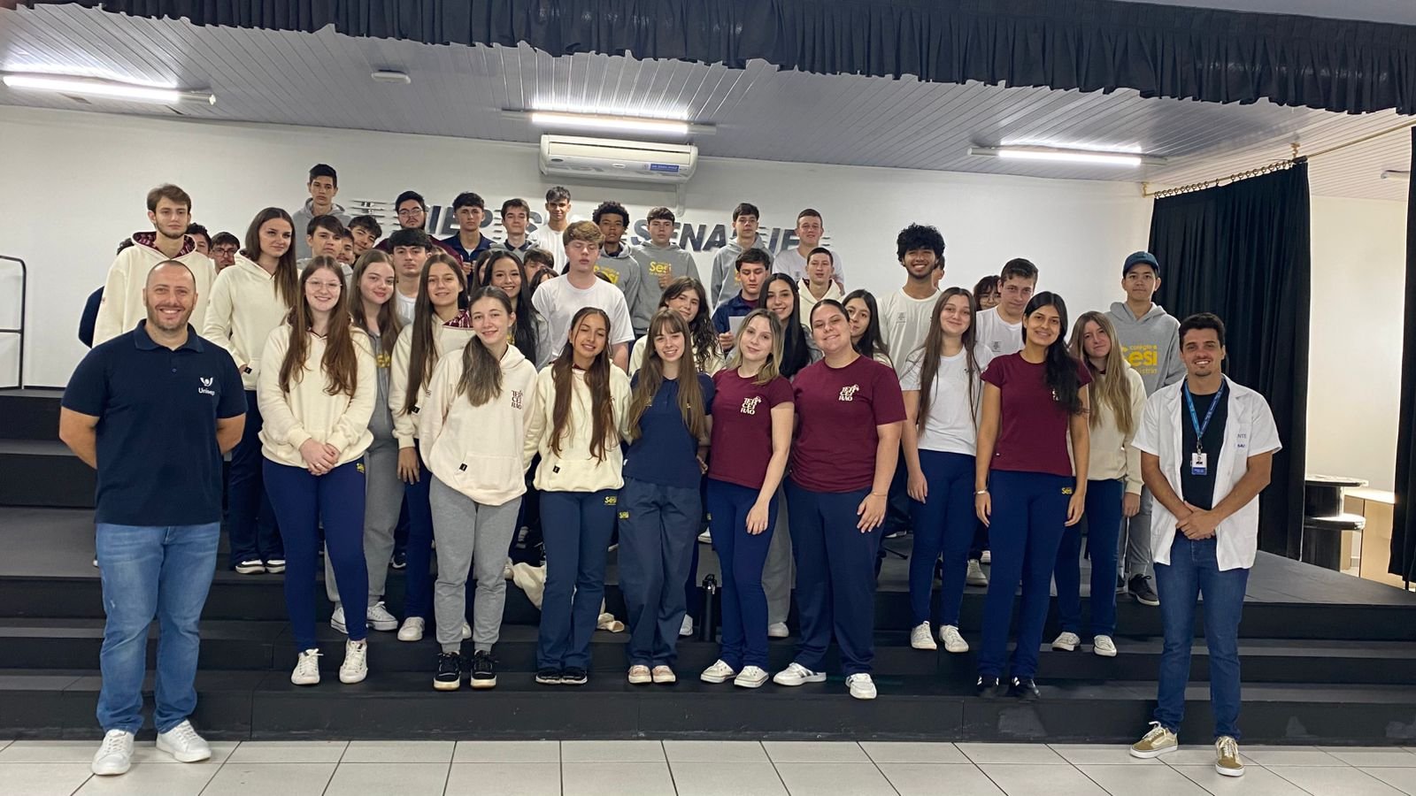 Professor da Unisep participa de bate-papo sobre Carreiras com alunos do SESI de Dois Vizinhos