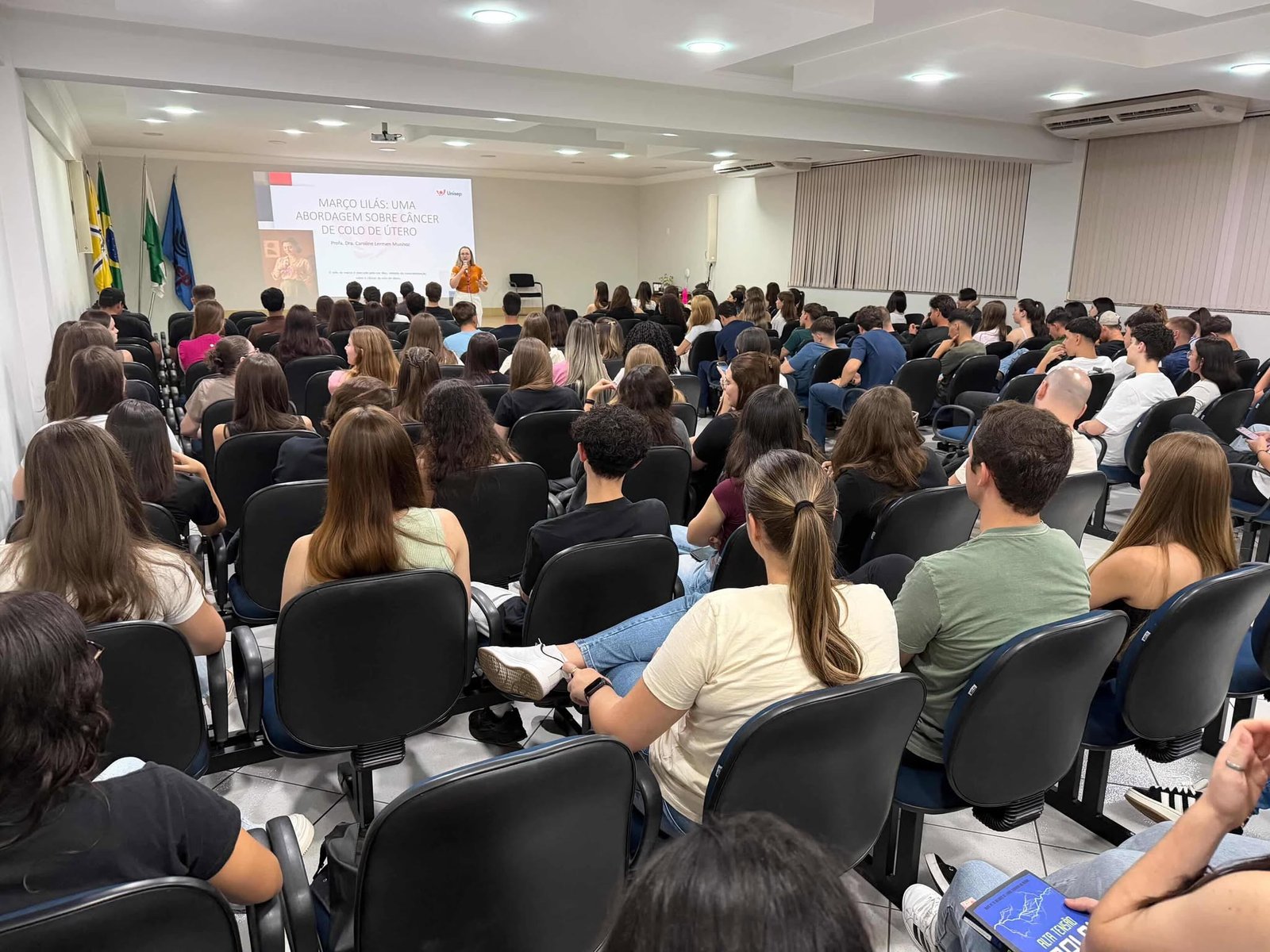 Unisep encerra Março Lilás com palestras e grande adesão acadêmica